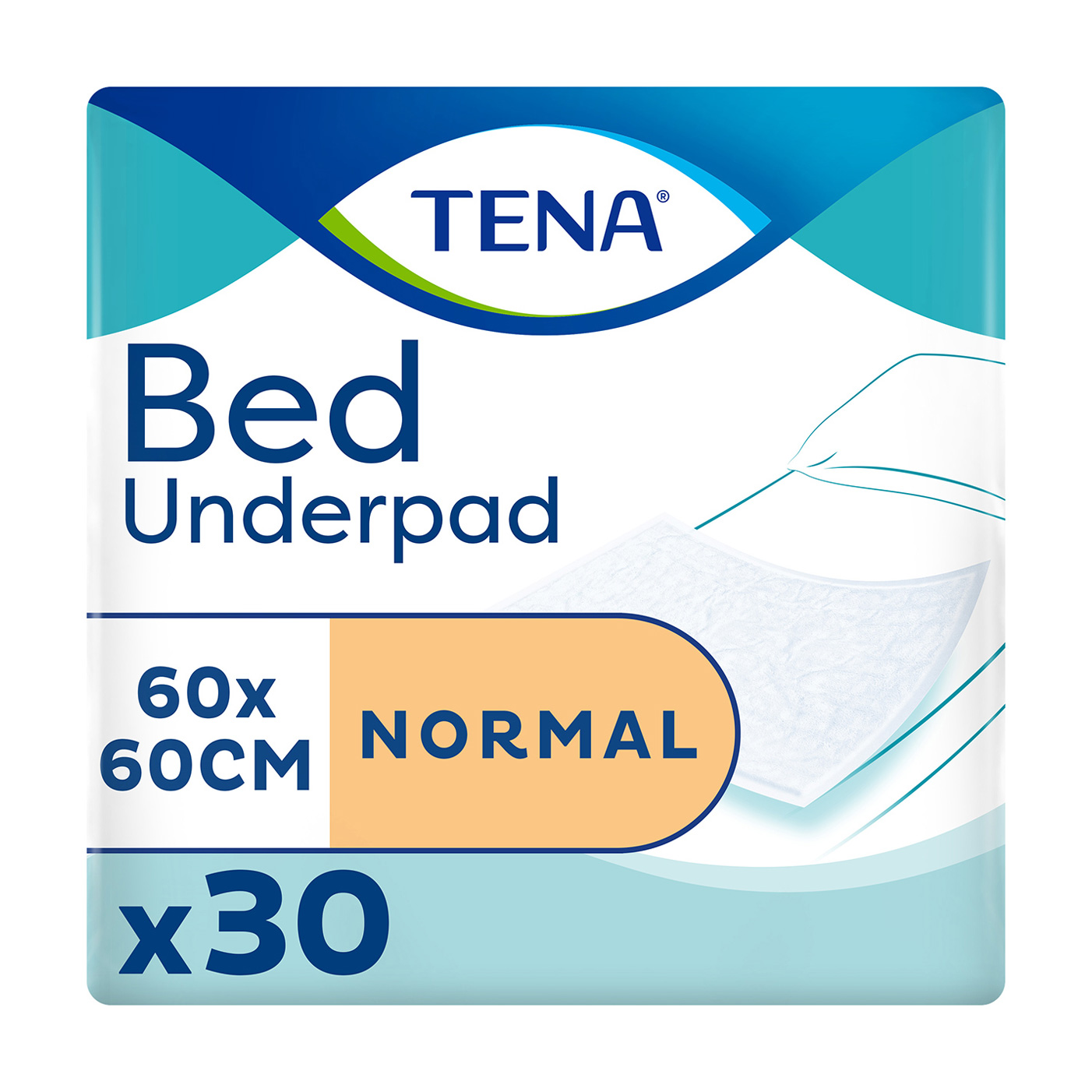 Одноразові пелюшки TENA Bed Underpad Normal 60*60, 30 шт